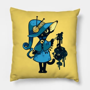 Cat Witch Pillow