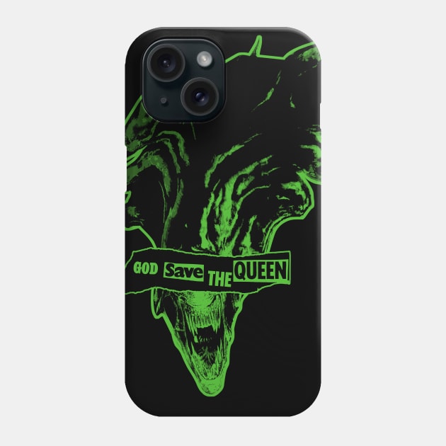 God save us from this queen - Green Phone Case by gastaocared