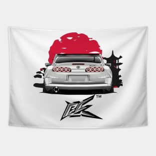 supra a80 lowered white Tapestry