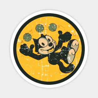 Felix The Cat - Playing Ball || Retro Magnet