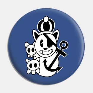 Pirate Cat Royalty Pin