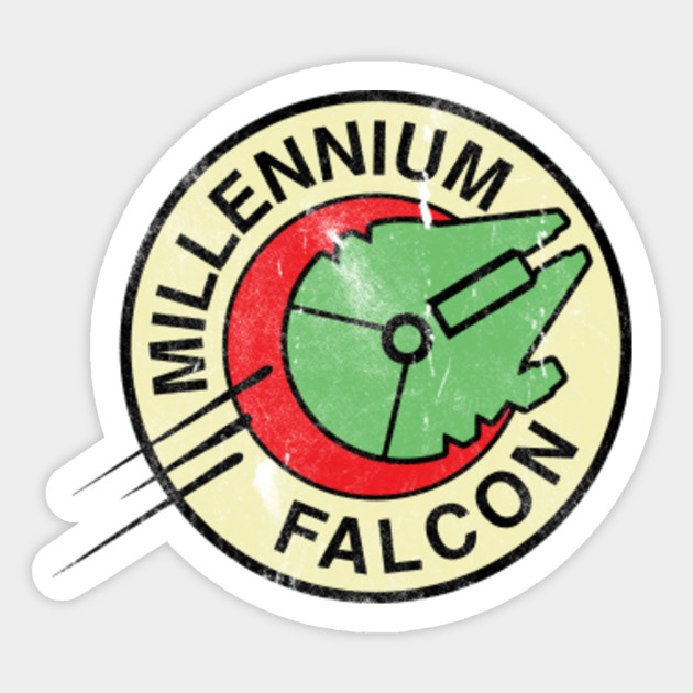 Millennium Falcon Express Futurama Sticker Teepublic