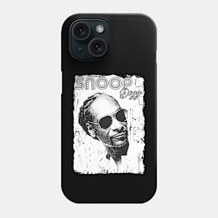 Snoop dogg//black white design T-Shirt Phone Case