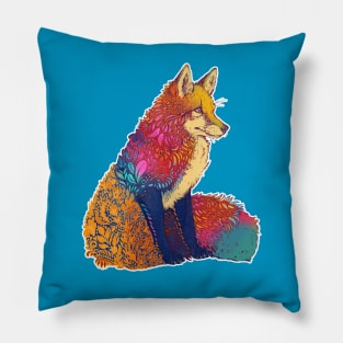 Radiant Fox Garden Pillow