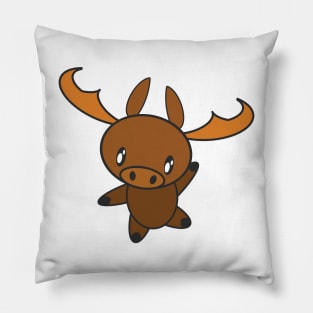 Cute Dancing Moose Pillow