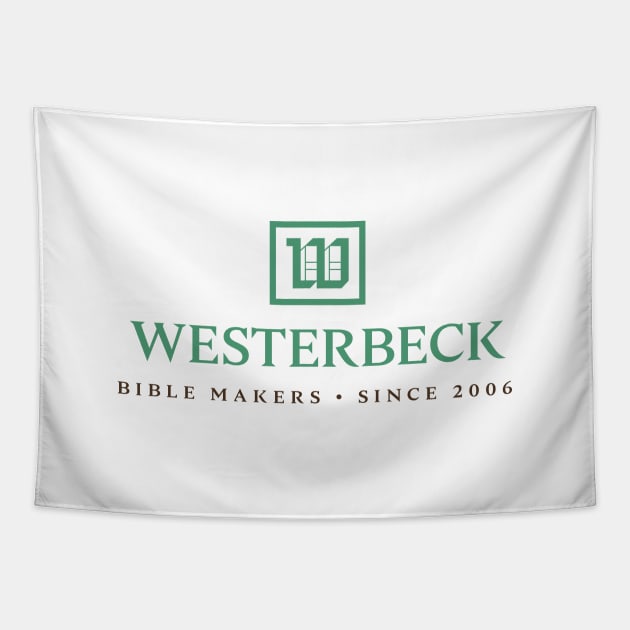 Westerbeck Bible Makers Since 2006 Tapestry by TCAPWorld