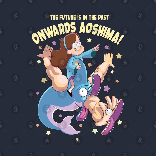 ONWARDS AOSHIMA! by d.legoshin.art