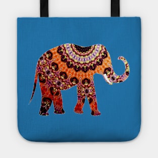 Cute Elephant African Tribal Watercolor Artwork Tote