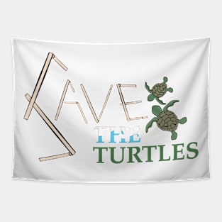 Save the Turtles Tapestry