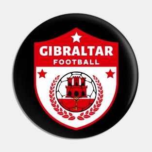 Gibraltar Football Pin