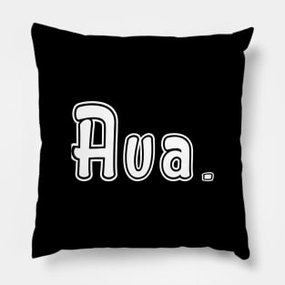 Name Ava Pillow