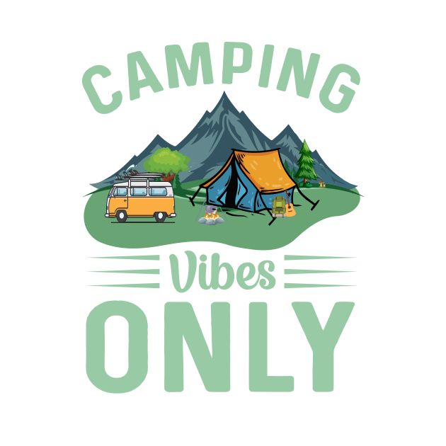 camping vibes only by love shop store