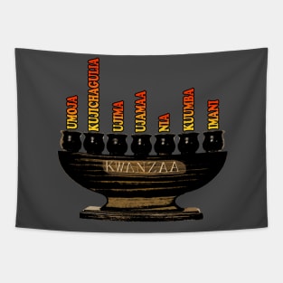 Kwanzaa Kinara Swahili Tapestry