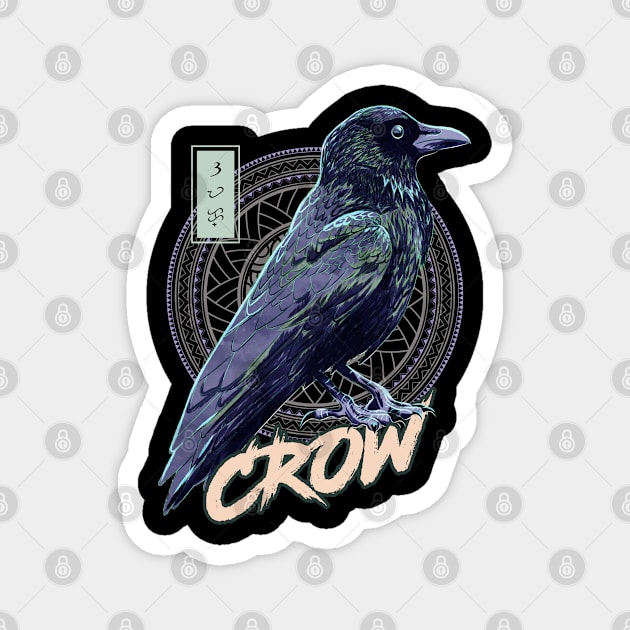 Crow - Black Magnet by Thor Reyes