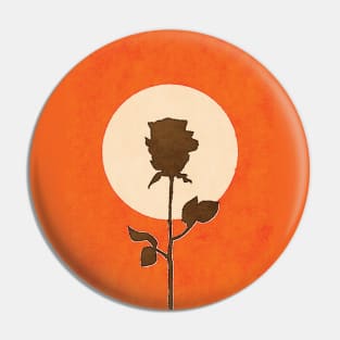 Wild Rose on the Sun Pin