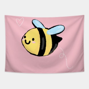 Bee Happy and Bee Positive Tapestry