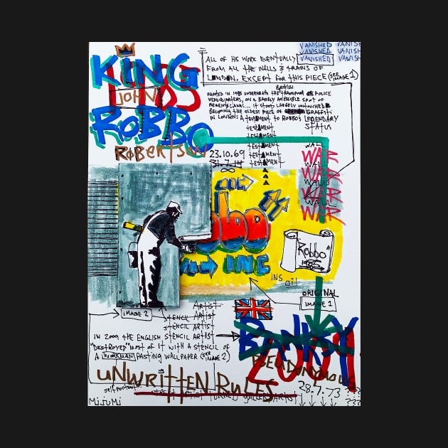 KING ROBO vs BANKSY by Basquiat