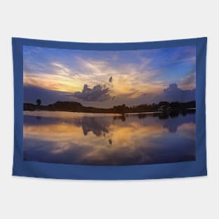 Purple sunset Tapestry