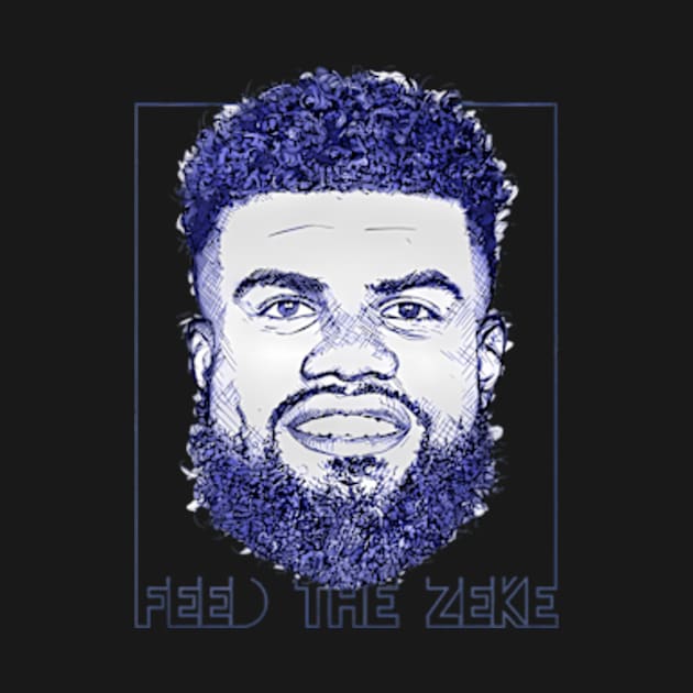 Ezekiel Elliott Dallas Beard by binchudala