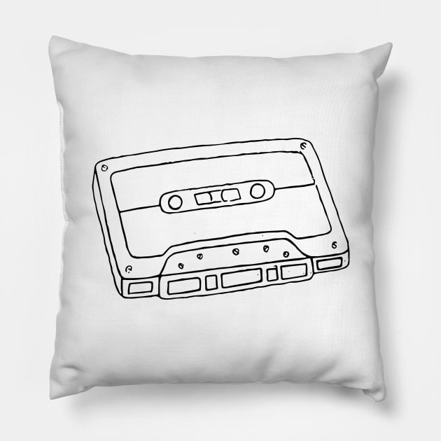 Cassette Tape Pillow by AlexisBrown1996