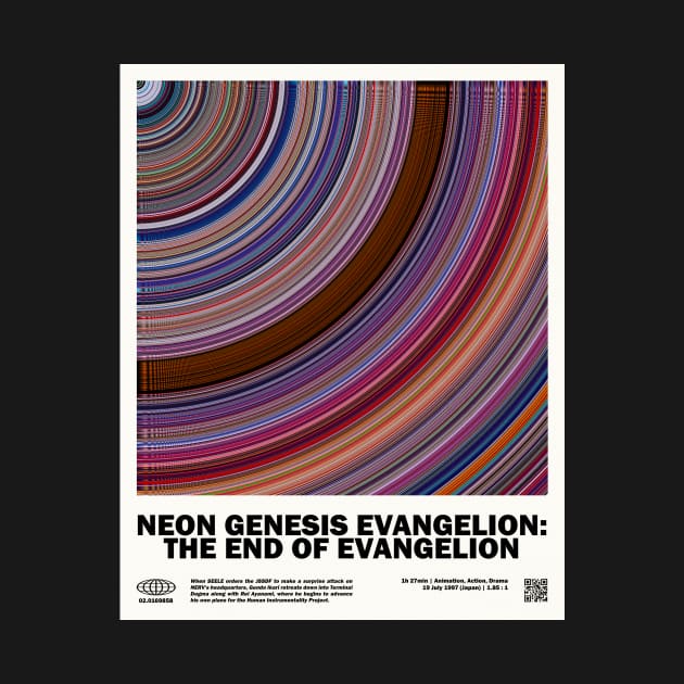 minimal_Neon Genesis Evangelion: The End of Evangelion Abstract Circular Anime by silver-light