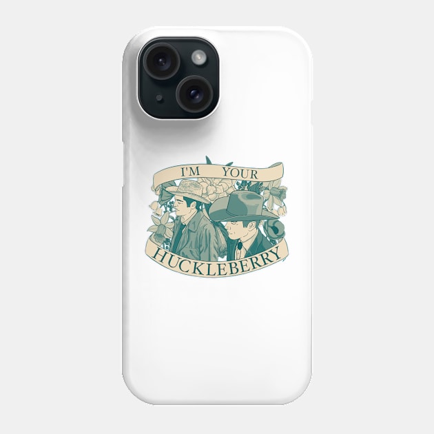 I’m Your Huckleberry Phone Case by keyboard cowboy