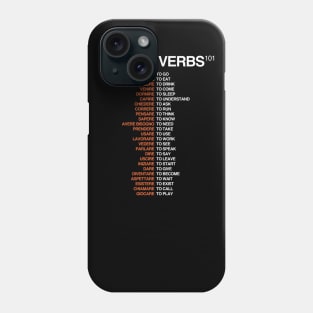 Italian Verbs 101 - Italian Language Phone Case