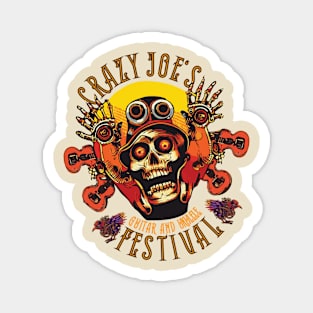 Crazy Joe’s Guitar & Ukulele Festival Magnet