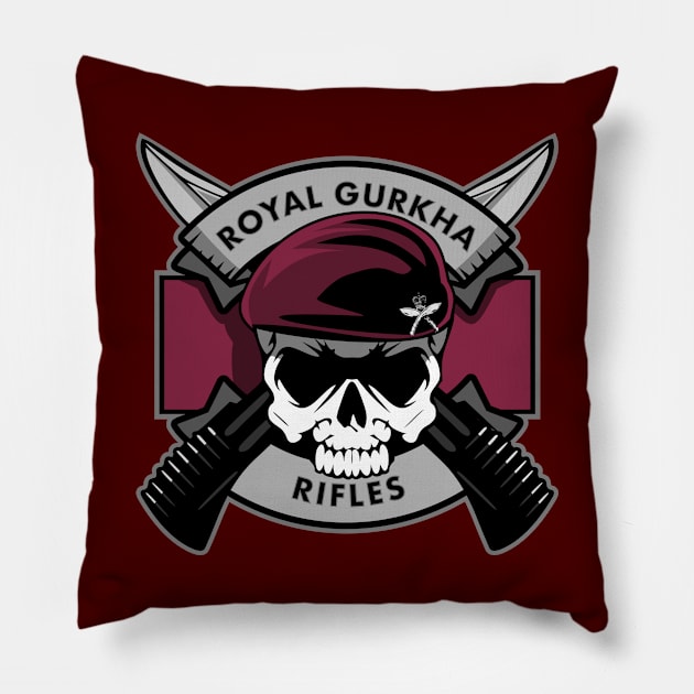 Royal Gurkha Rifles Airborne Pillow by TCP