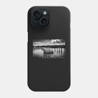 McCormack's Beach Provincial Park in Black & White Phone Case