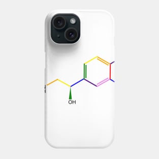 Adrenaline Rainbow Molecule Chemistry Phone Case