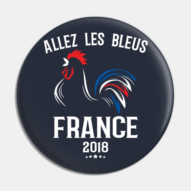 World Cup Champions France Soccer Football 2018 Allez Les Bleus Pin by HCMGift