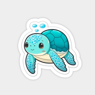 Cute sea turtle Magnet