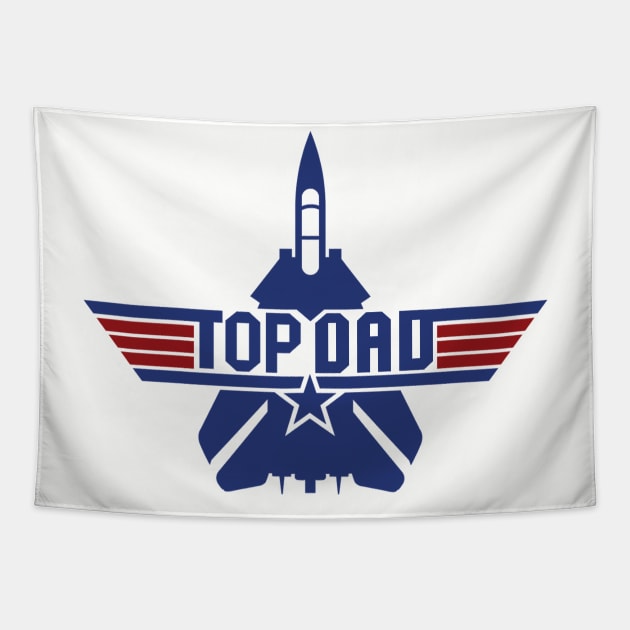 Top Dad Tapestry by NotoriousMedia