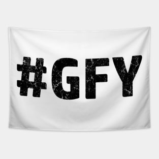 gfy sal vulcano black Tapestry