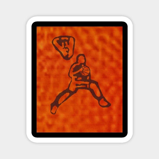 Slam Dunk Magnet by DonWillisJrArt