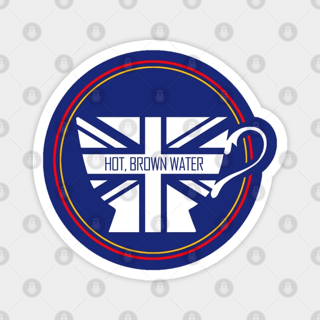 hot, brown water Magnet by Dragonheart Studio