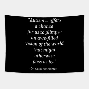 Quote For Autism Awareness Tapestry