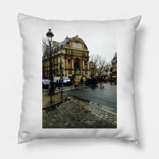 Path through Paris Pillow