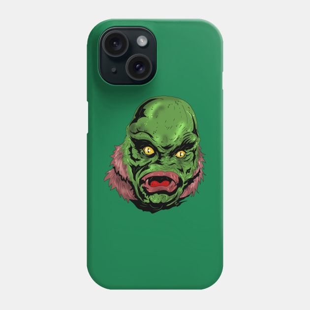 water monster Phone Case by Trapjaw1974