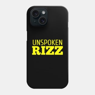 Unspoken Rizz Yellow Gold Phone Case