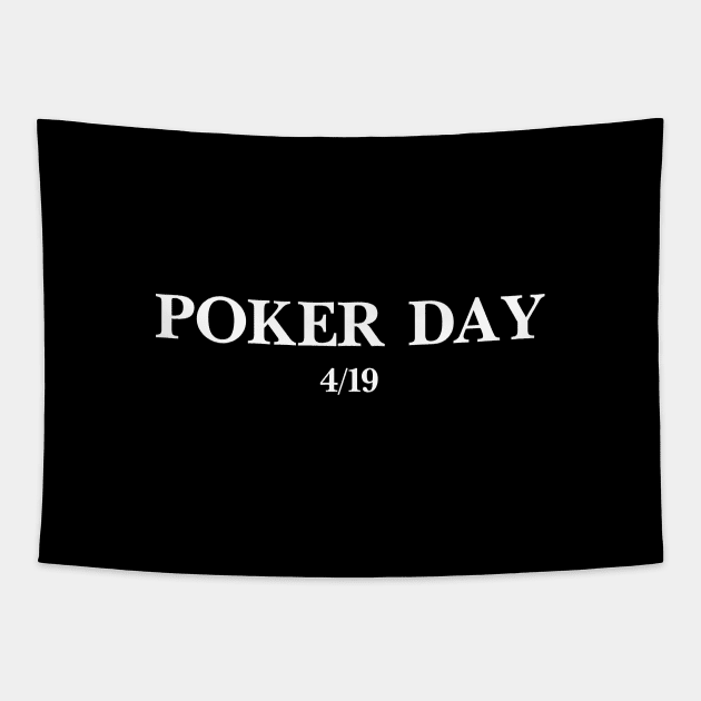 Poker Day Tapestry by Poker Day