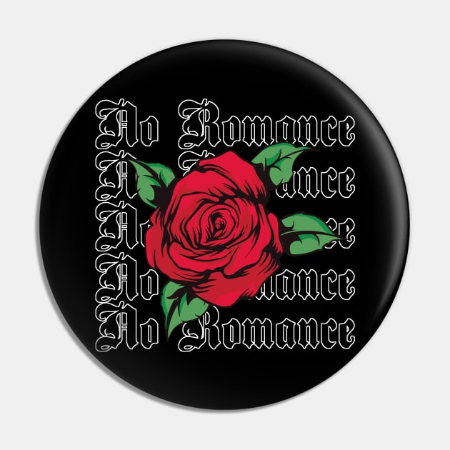 Aesthetic Rose Romance Grunge Aesthetic Clothing Pin by wbdesignz