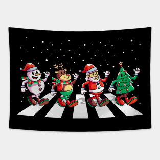 A Christmas Road Tapestry