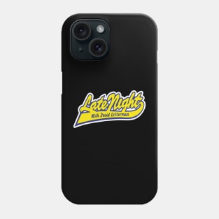 Late Night David Letterman Phone Case