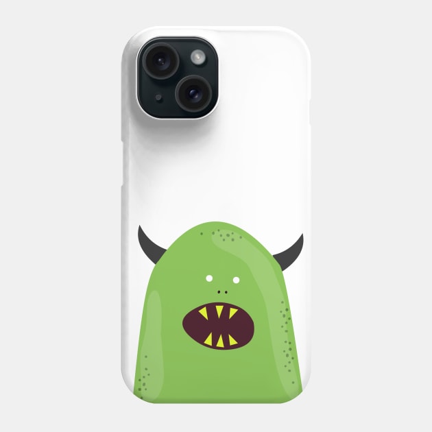 Monster AARRGGHH! Phone Case by Gunes Ozcan