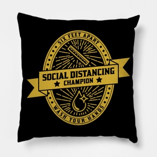 Social Distancing Champion Pillow