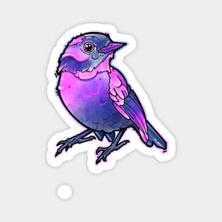 cute blue and pink bird Magnet