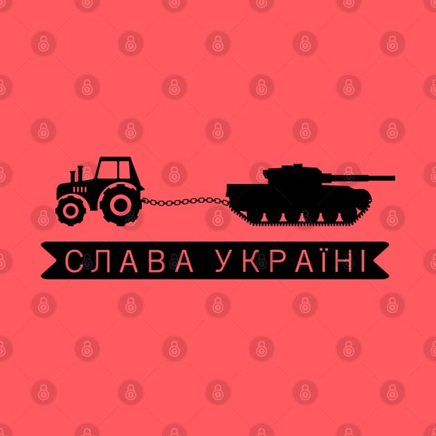 Ukrainian Tractor Towing Russian Tank by Scar