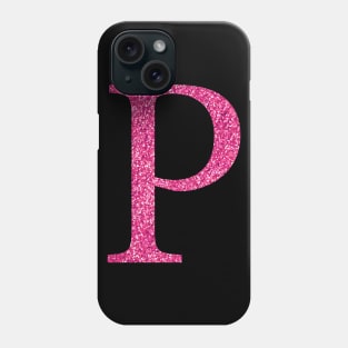 Pink P Phone Case